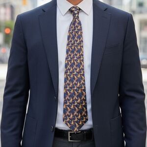 Jos.  A. Bank - Executive Collection, Hand Made, 100% Silk Tie, Made In The USA